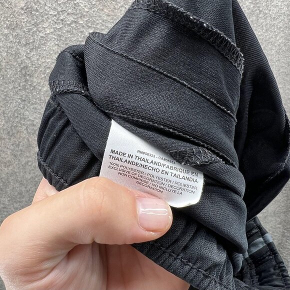 Nike Track Pants Mens Medium Black Gray Stripe Athletic 480238-010 Warmup - Picture 4 of 10